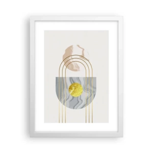 Poster in einem weißen Rahmen - Helligkeit und Brillanz - 30x40 cm