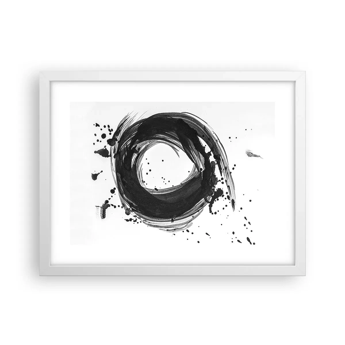 Poster in einem weißen Rahmen - Der Wirbel der Schöpfung - 40x30 cm
