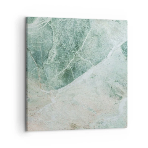 Bild auf Leinwand - Leinwandbild - Edle Kälte des Steins - 60x60 cm
