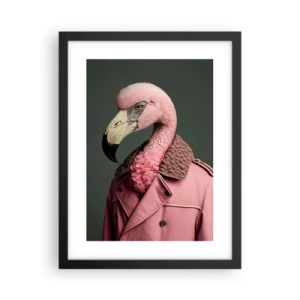 Poster in einem schwarzem Rahmen - Echte Eleganz - 30x40 cm