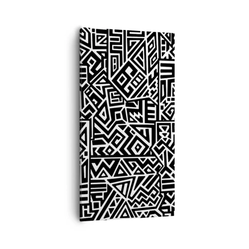 Bild auf Leinwand - Leinwandbild - Präkolumbianische Komposition - 55x100 cm