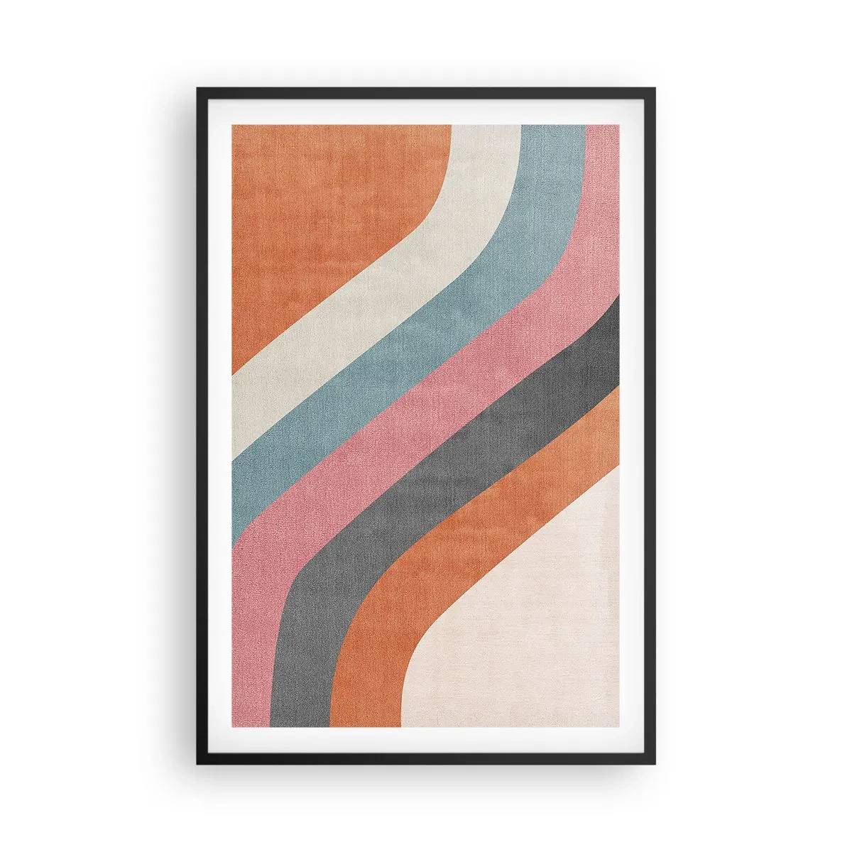 Poster in einem schwarzem Rahmen - Diagonale Komposition – Bewegung - 61x91 cm