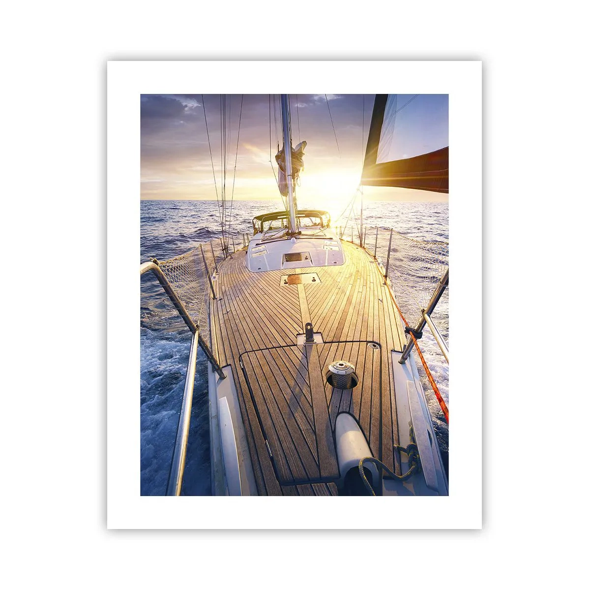 Poster - Laufen unter den Wellen - 40x50 cm