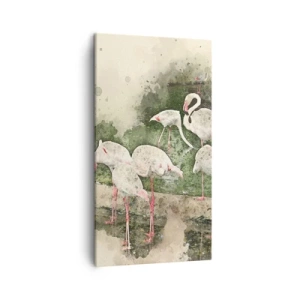 Bild auf Leinwand - Leinwandbild - Exotischer Traum - 45x80 cm