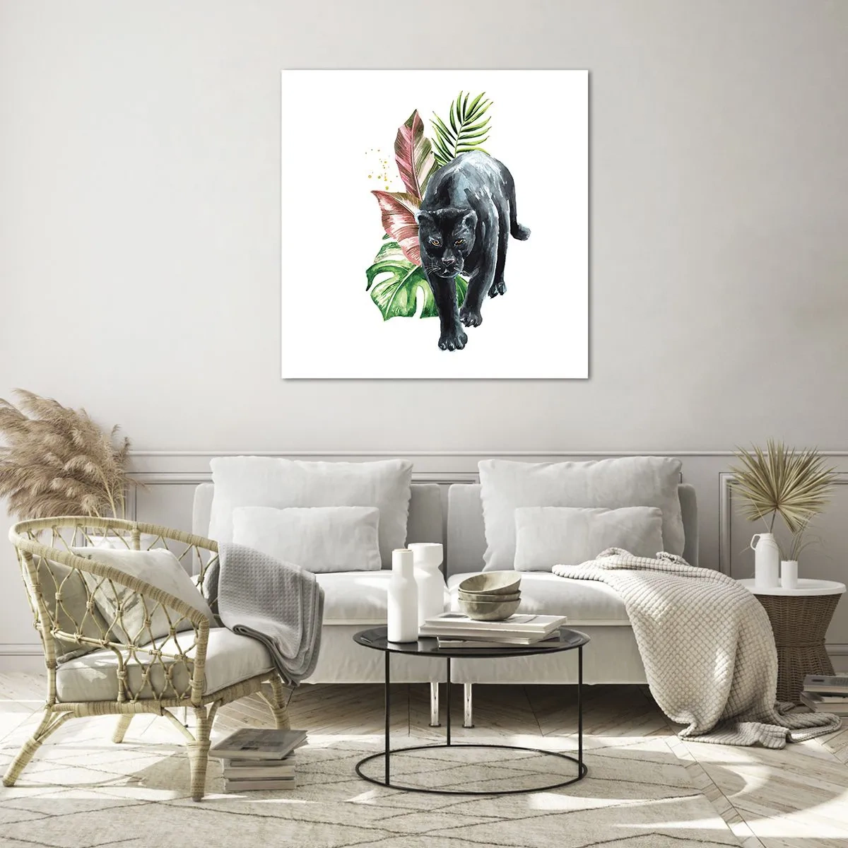 Glasbild - Bild auf glas - Wildheit des Herzens - 70x70 cm