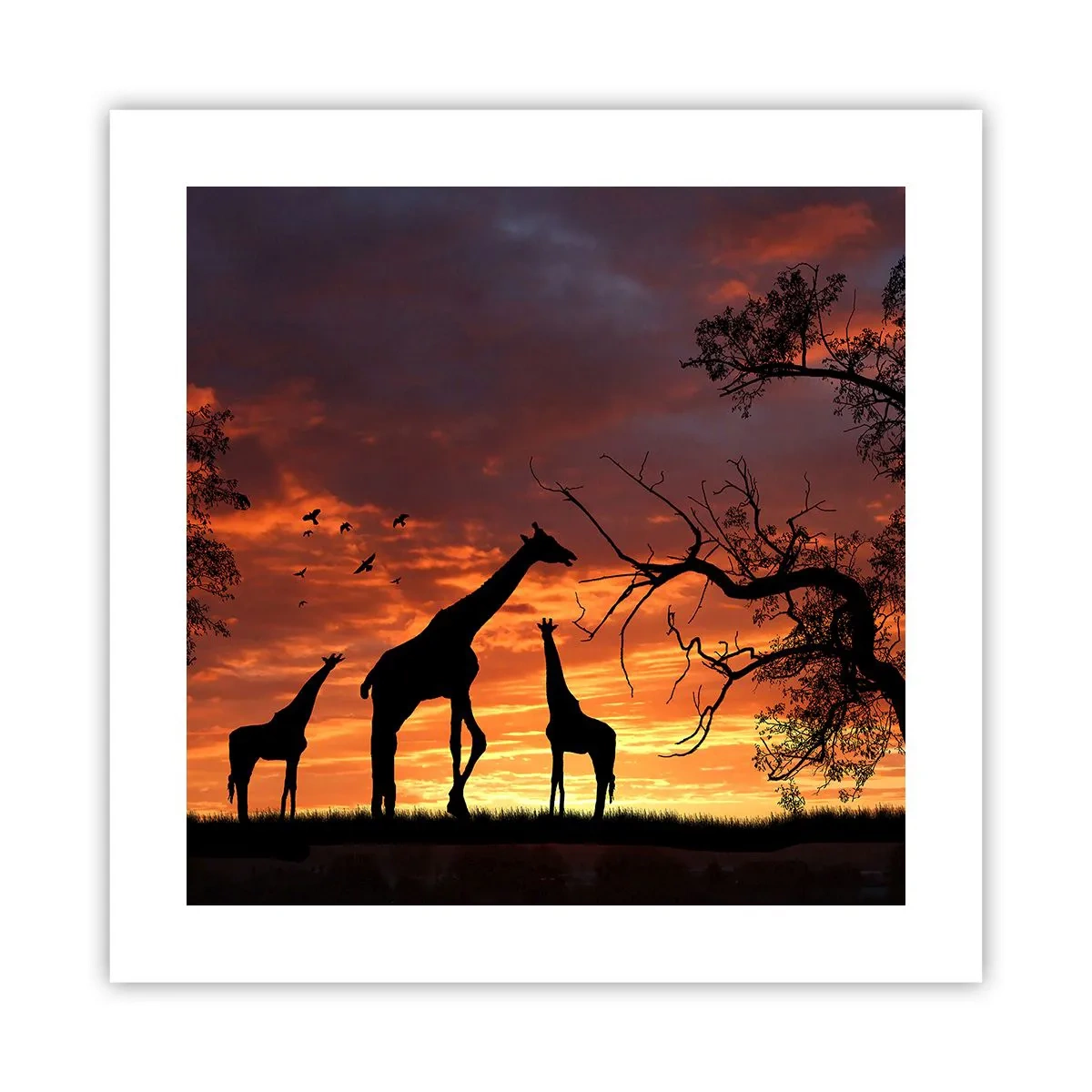 Poster - Ein kleines Abendessen mit deinen Liebsten - 40x40 cm