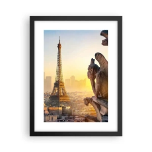 Poster in einem schwarzem Rahmen - Vieles hat sich geändert ... - 30x40 cm