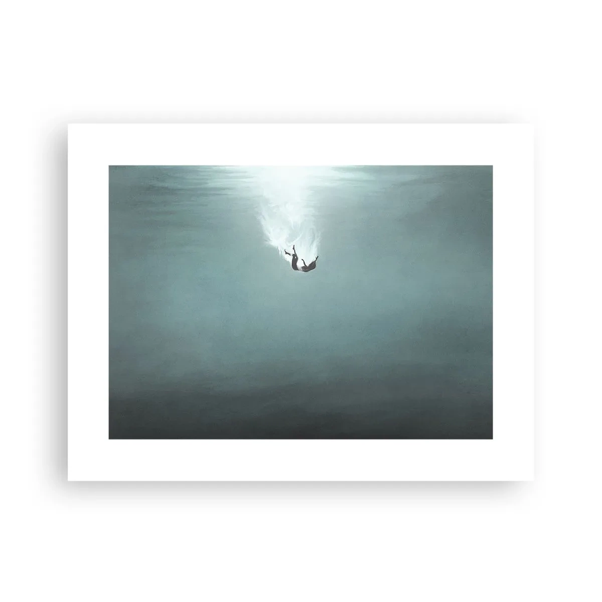 Poster - In den Armen des Ozeans - 40x30 cm