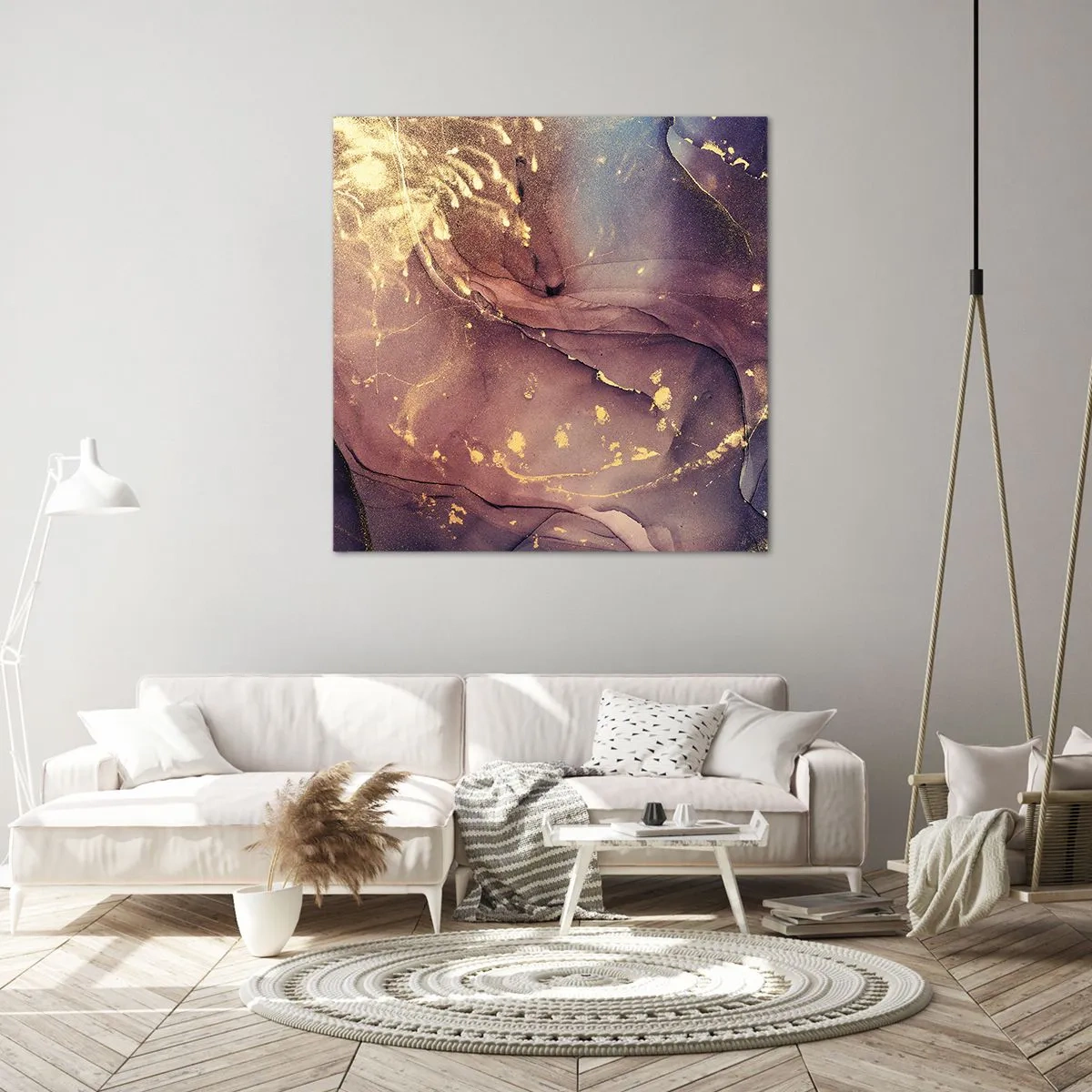 Bild auf Leinwand - Leinwandbild - Materie und Geist - 70x70 cm