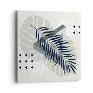 Bild auf Leinwand - Leinwandbild - Natur und Geometrie – zwei Ordnungen? - 40x40 cm