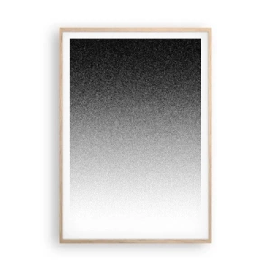 Poster in einem Rahmen aus heller Eiche - Dem Licht entgegen - 70x100 cm