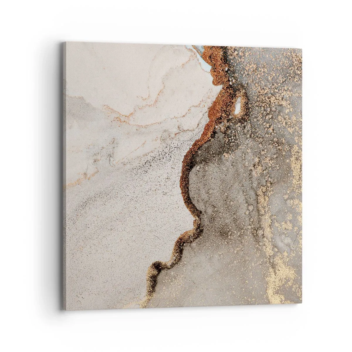 Bild auf Leinwand - Leinwandbild - An der Grenze der Farben - 70x70 cm