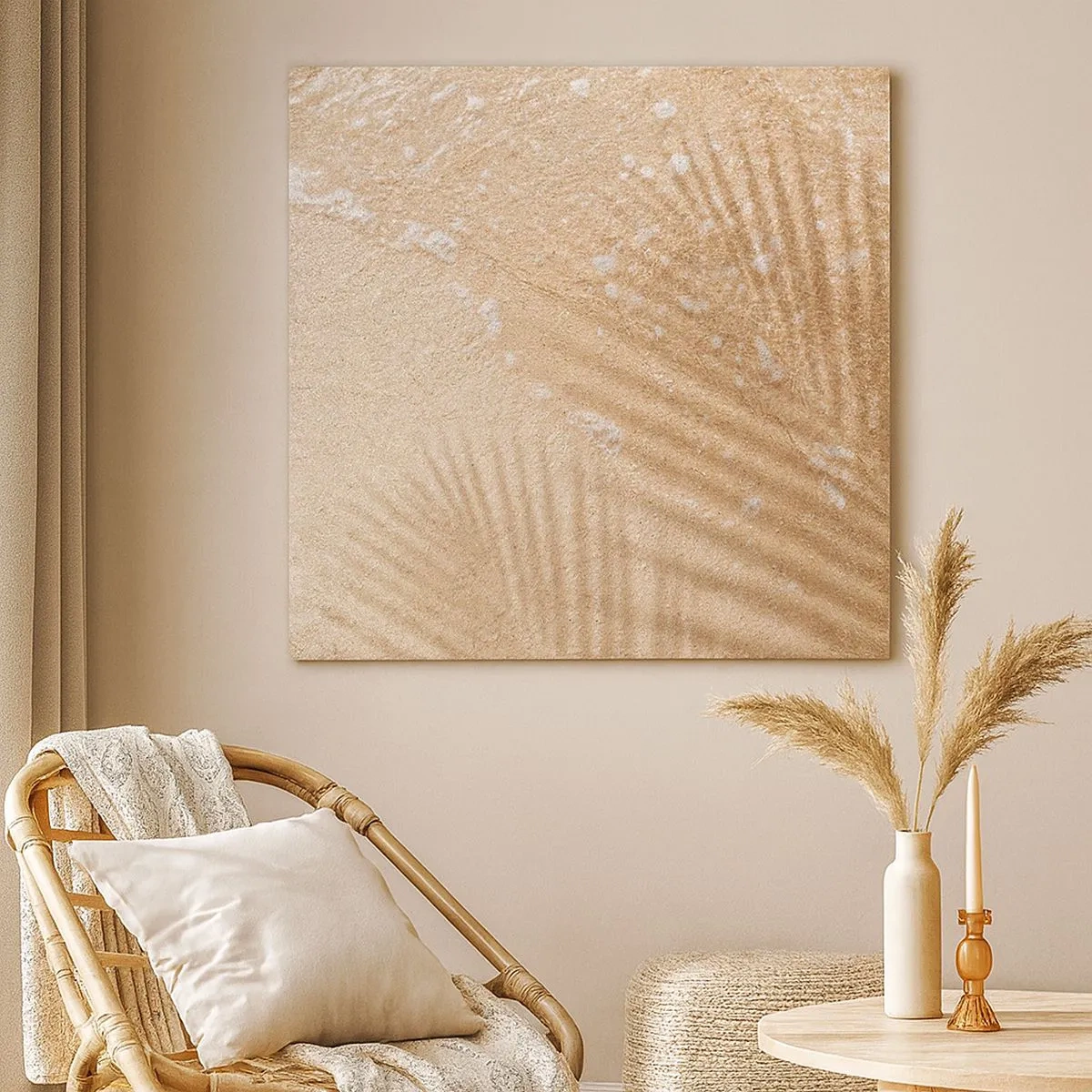 Bild auf Leinwand - Leinwandbild - Der Schatten eines heißen Sommers - 30x30 cm