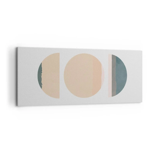 Bild auf Leinwand - Leinwandbild - Ein Rad hinter dem anderen… - 100x40 cm