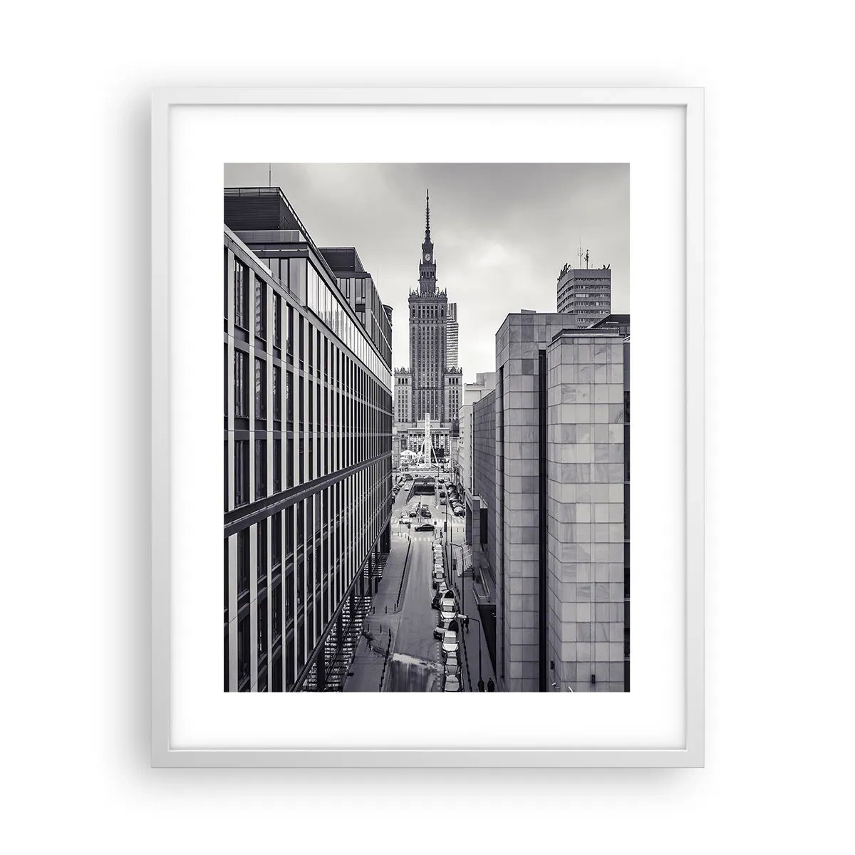 Poster in einem weißen Rahmen - Warschauer Tal - 40x50 cm
