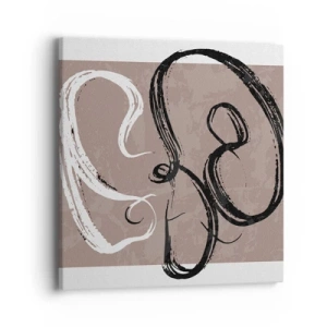 Bild auf Leinwand - Leinwandbild - Komposition – die Suche nach Fülle - 40x40 cm