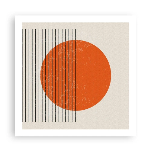 Poster - Immer die Sonne - 60x60 cm