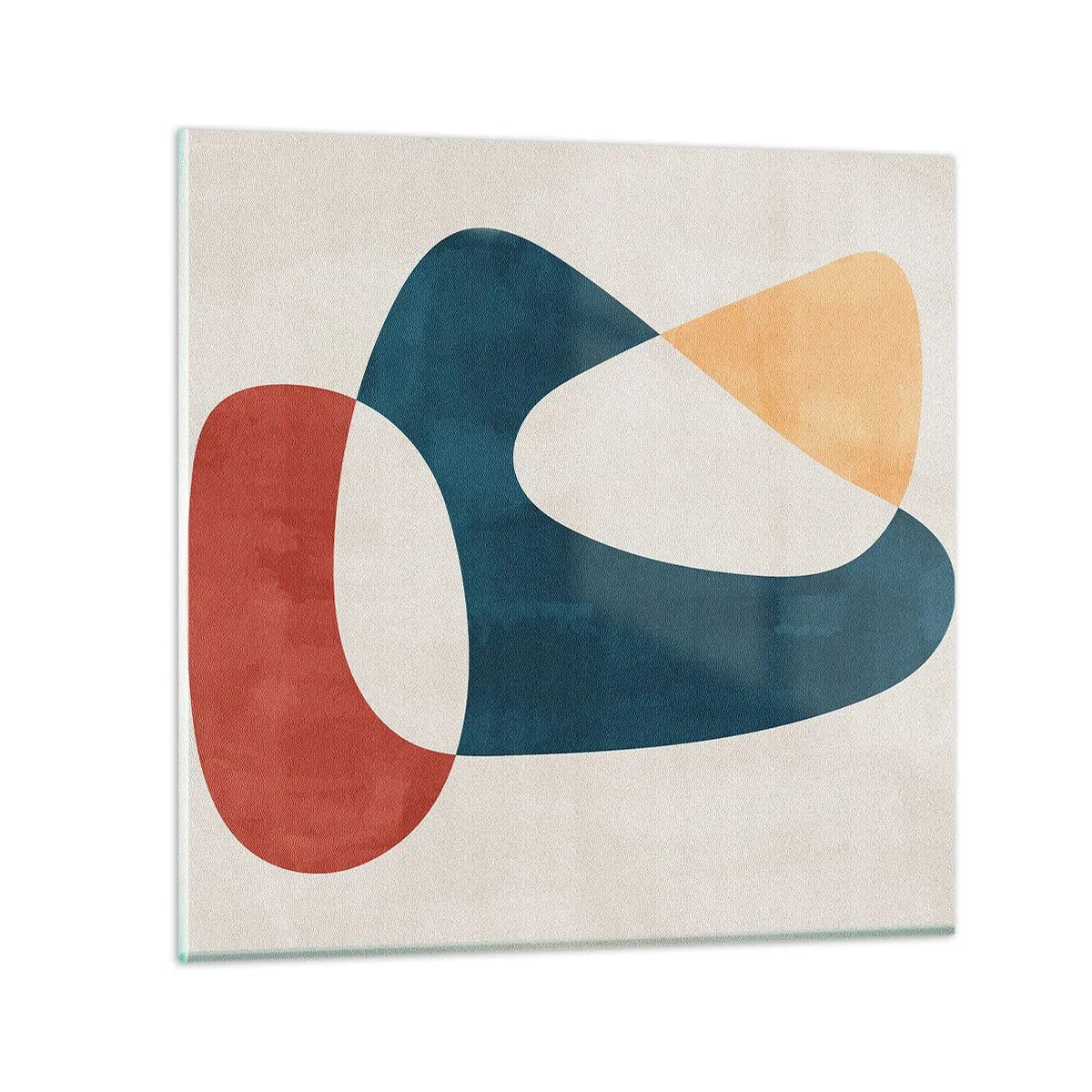 Glasbild - Bild auf glas - Einflüsse und Metamorphosen - 40x40 cm