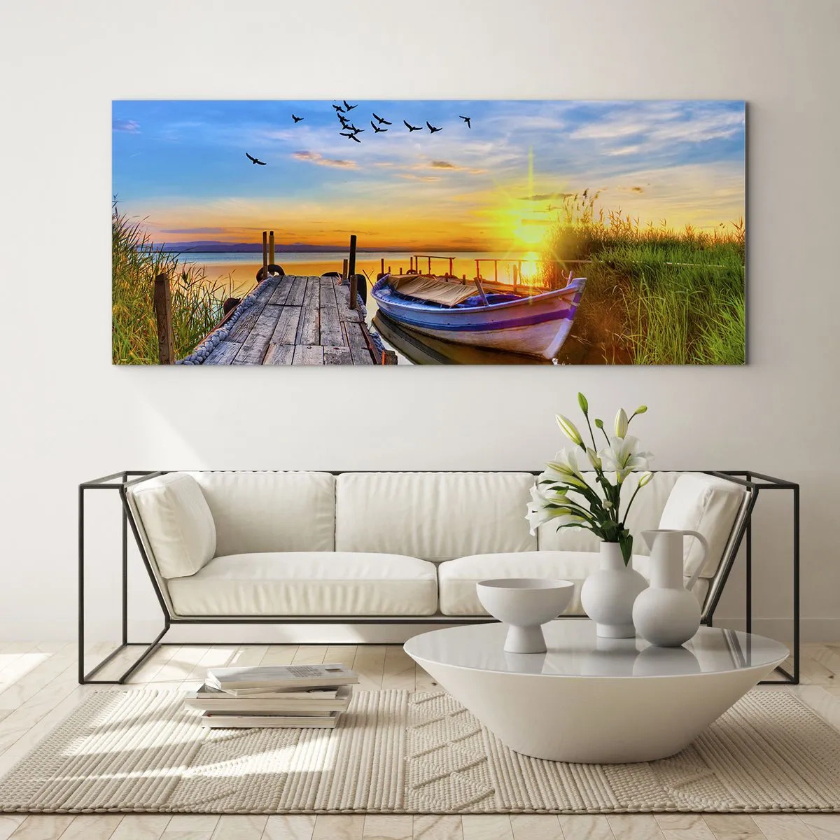 Glasbild - Bild auf glas - Bis morgen - 100x40 cm