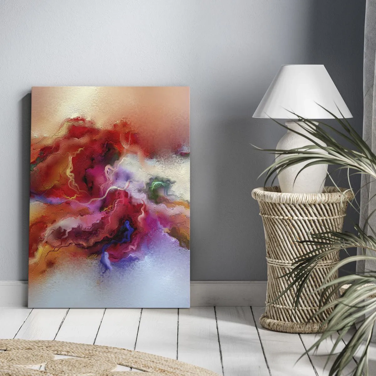 Bild auf Leinwand - Leinwandbild - Wie man Träume fängt - rauchen - 45x80 cm