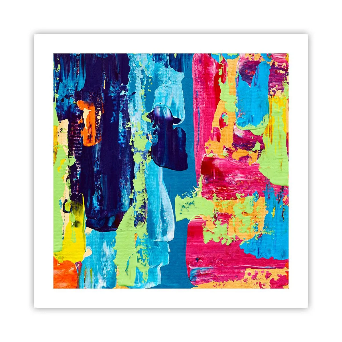 Poster - Das Leben ist wunderschoen! - 50x50 cm