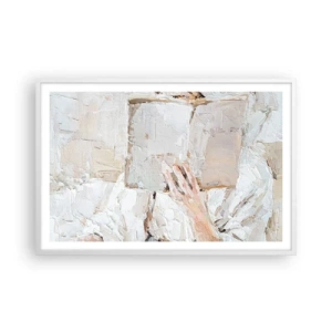 Poster in einem weißen Rahmen - In einer anderen Welt - 91x61 cm