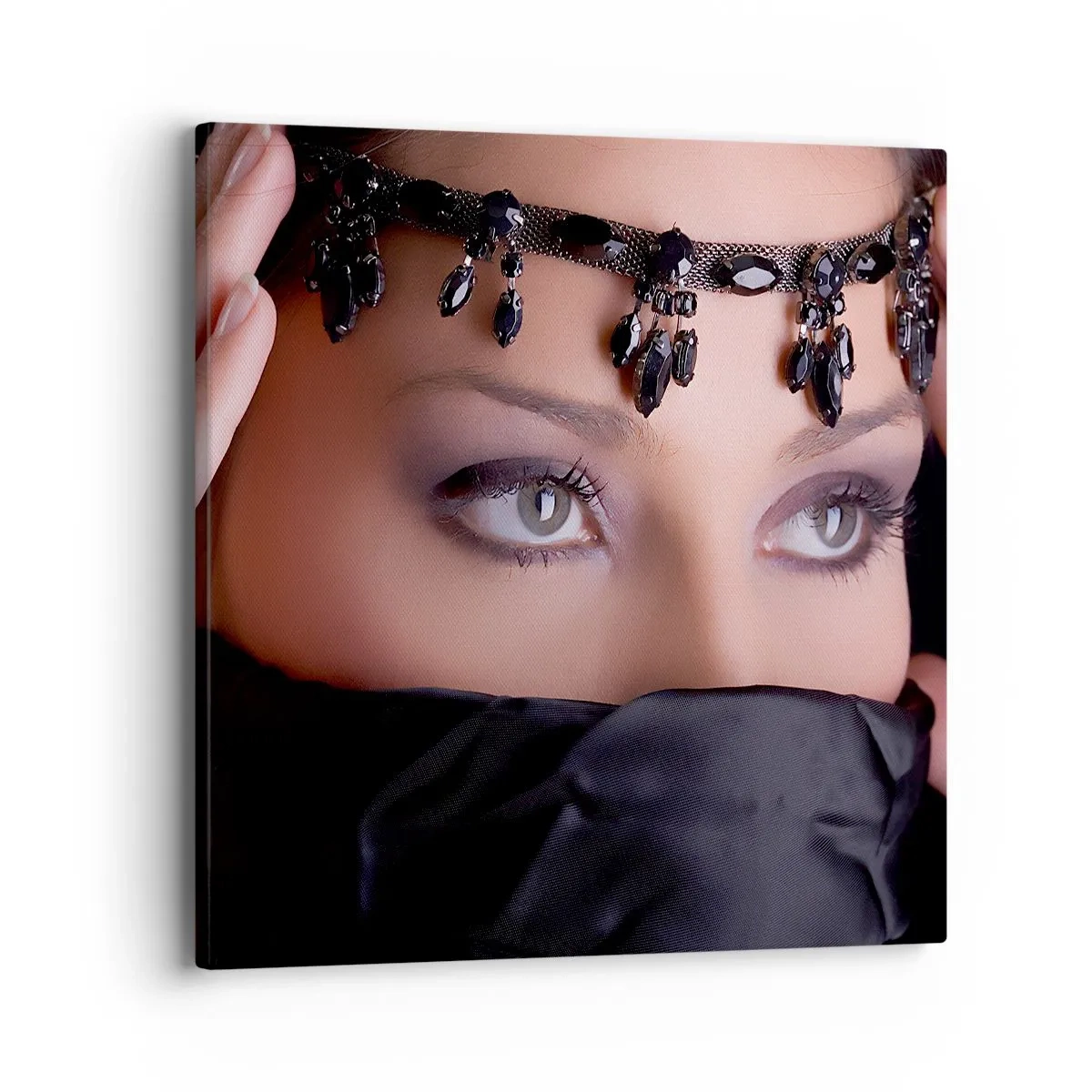 Bild auf Leinwand - Leinwandbild - Orientalisches verführerisches Geheimnis - 40x40 cm