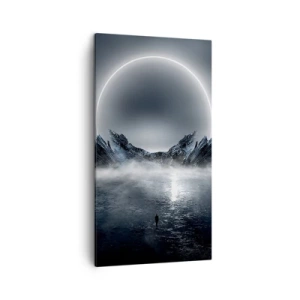 Bild auf Leinwand - Leinwandbild - Ende der Geschichte - 45x80 cm