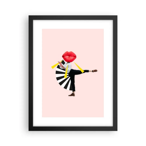 Poster in einem schwarzem Rahmen - Surreale Pop-Art - 30x40 cm