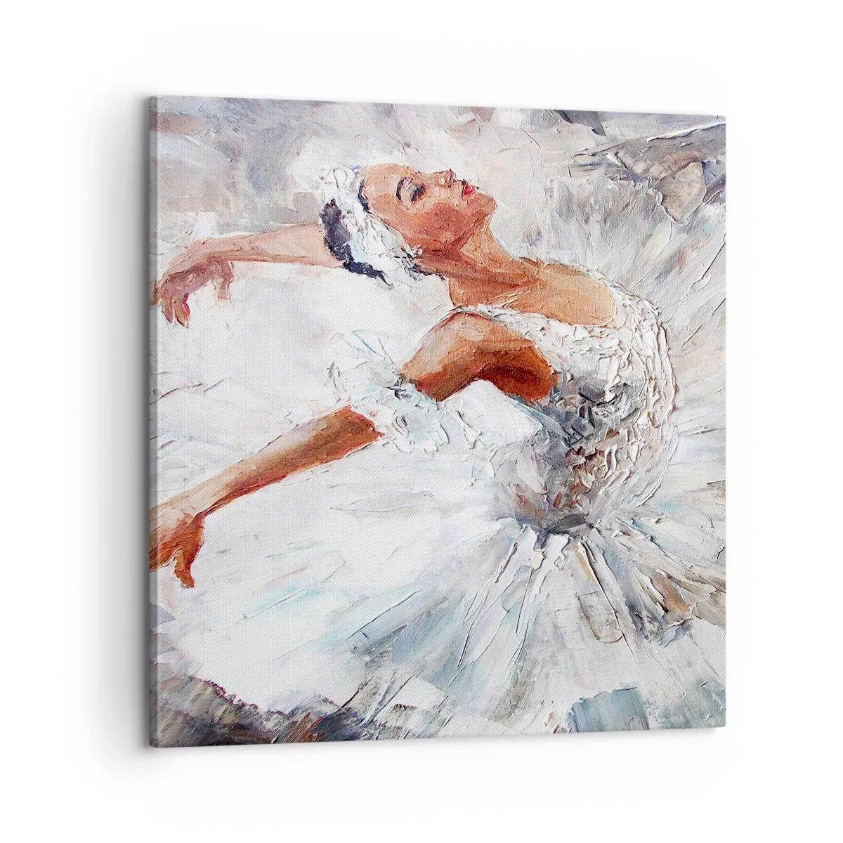 Bild auf Leinwand - Leinwandbild - Zart und leicht wie Tüll - 60x60 cm