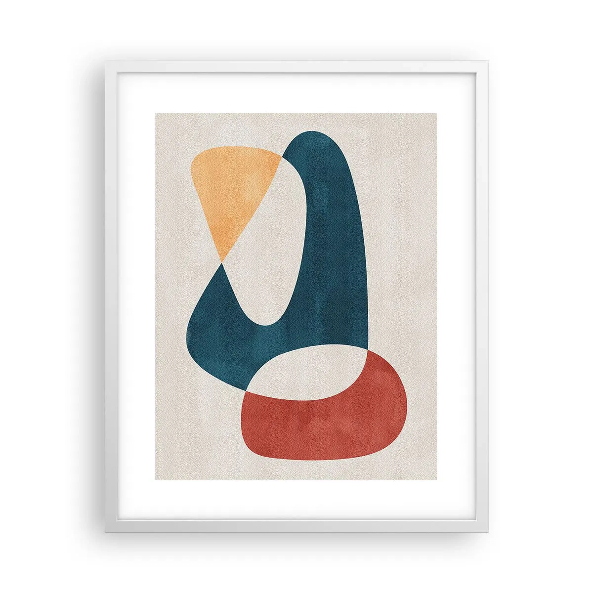 Poster in einem weißen Rahmen - Einflüsse und Metamorphosen - 40x50 cm