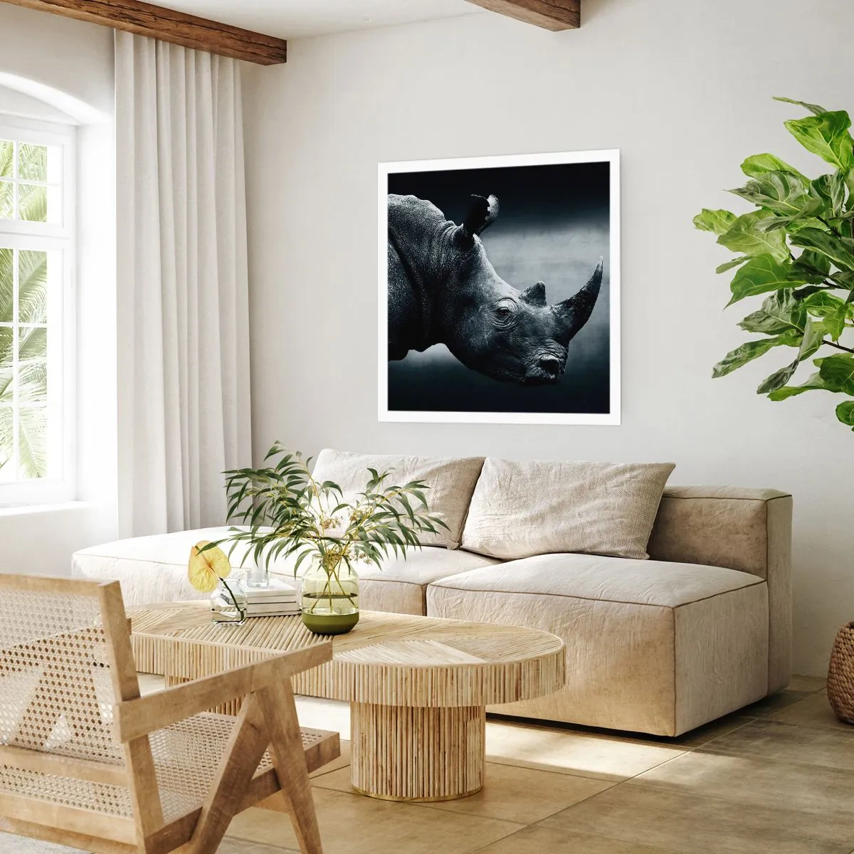Poster - Richtiges Profil - 60x60 cm