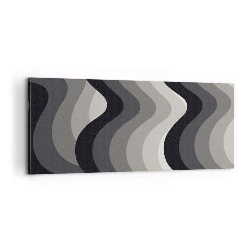 Bild auf Leinwand - Leinwandbild - Eine Welle nach der anderen - 100x40 cm