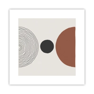 Poster - Das Zentrum der Aufmerksamkeit - 30x30 cm