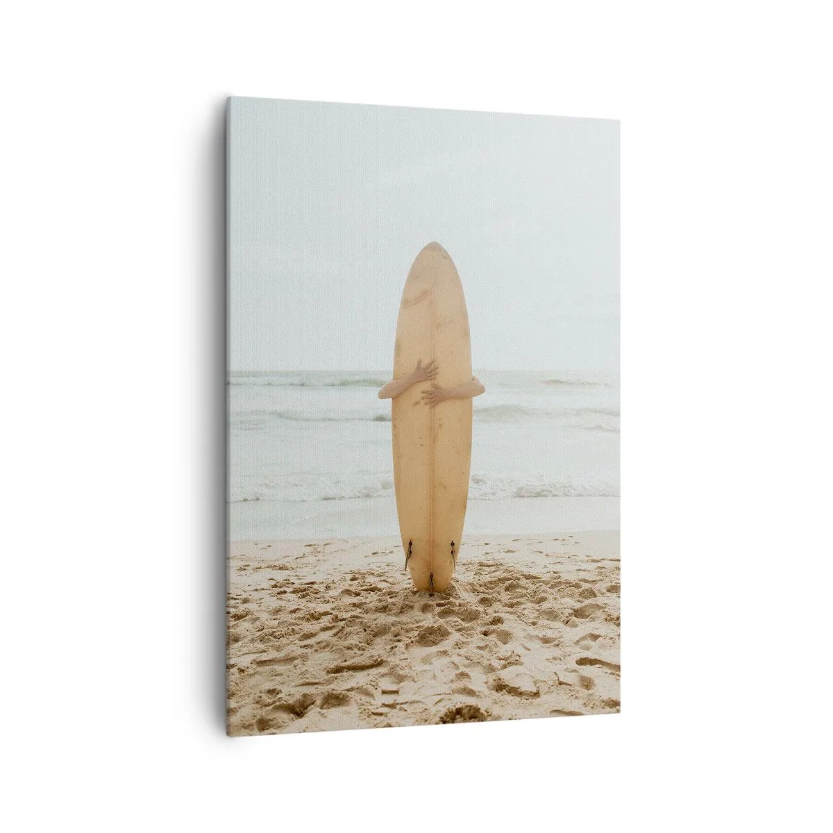 Bild auf Leinwand - Leinwandbild - Aus Liebe zu Wellen - 70x100 cm