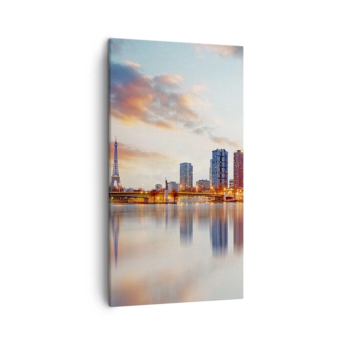 Bild auf Leinwand - Leinwandbild - Die monumentale Ruhe von Paris - 45x80 cm