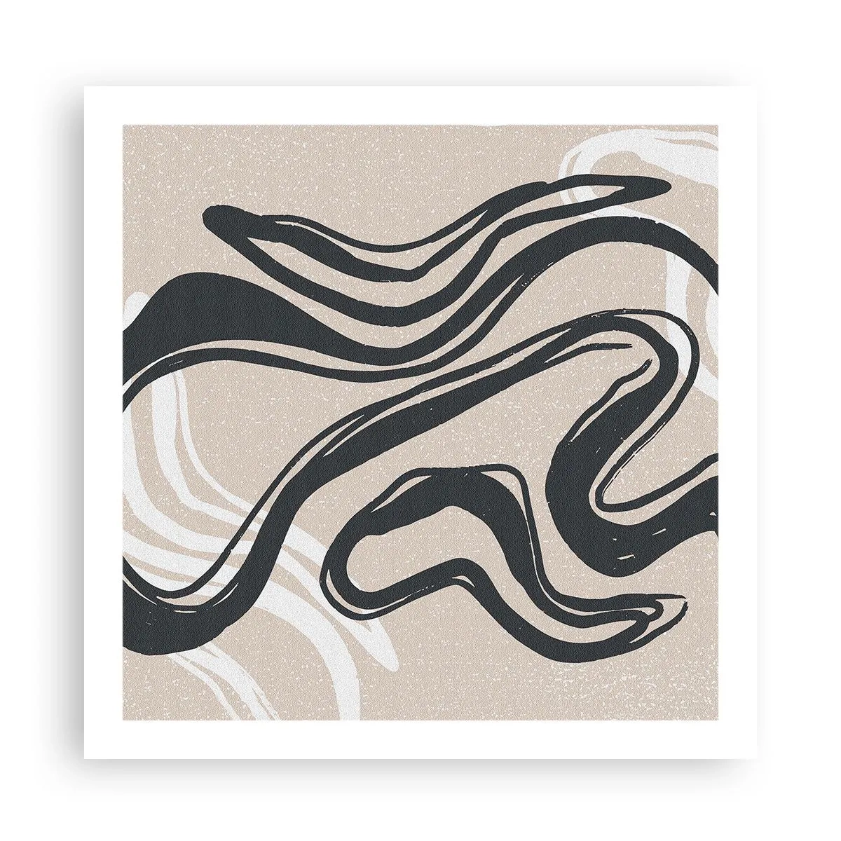 Poster - Vervielfachter Ausdruck - 60x60 cm