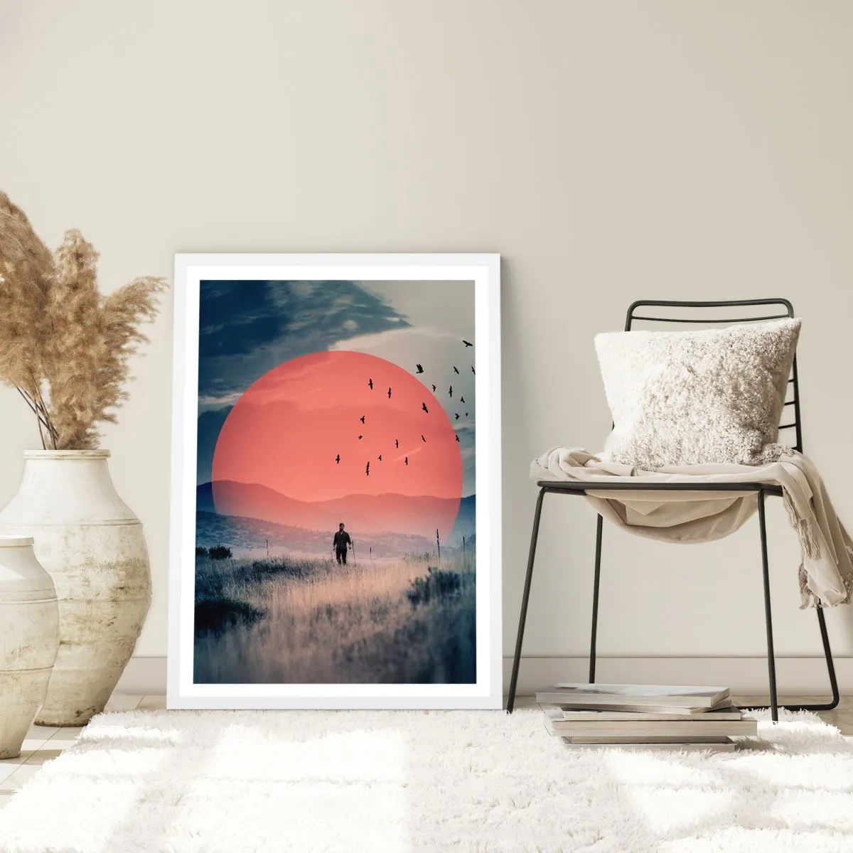 Poster in einem weißen Rahmen - In eigenen Elementen - 50x70 cm