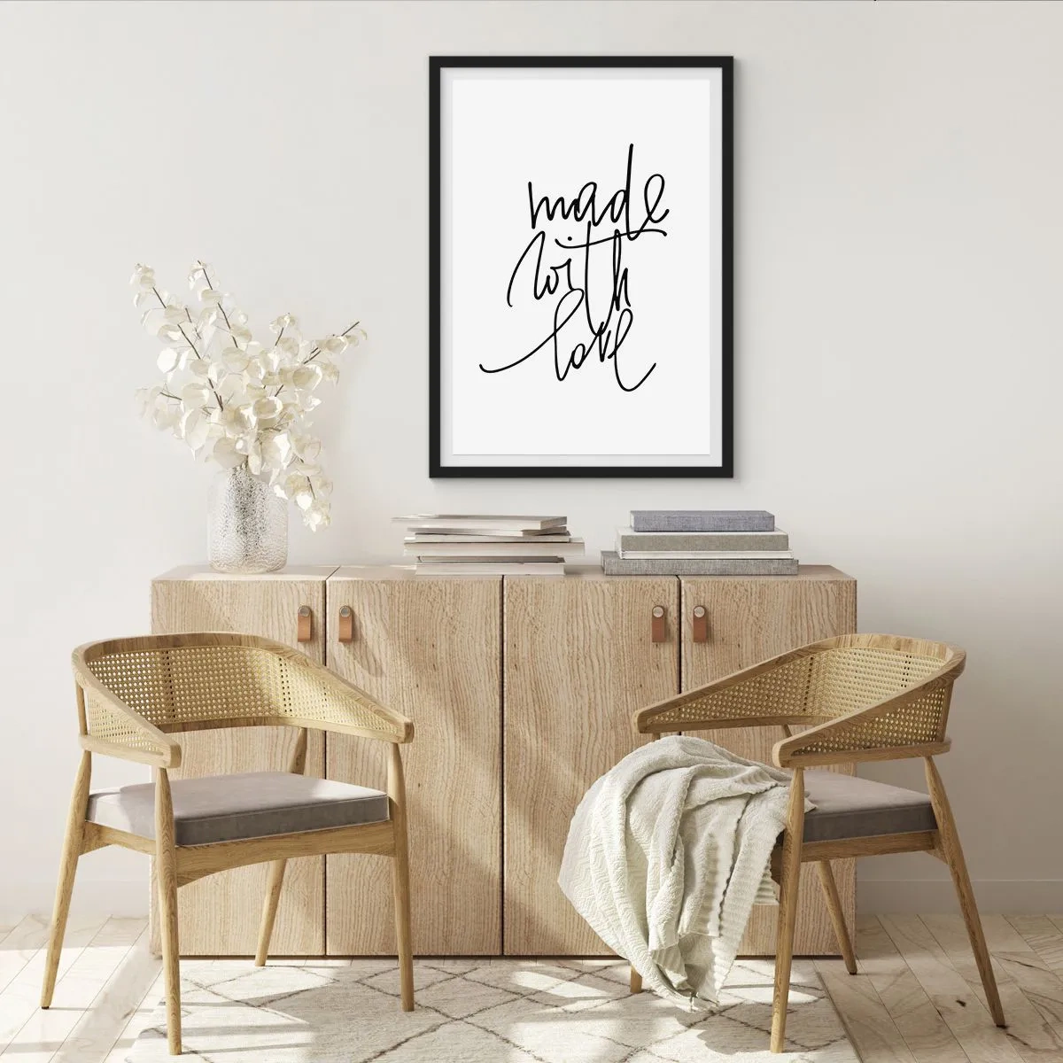 Poster in einem schwarzem Rahmen - Die beste Marke - 70x100 cm