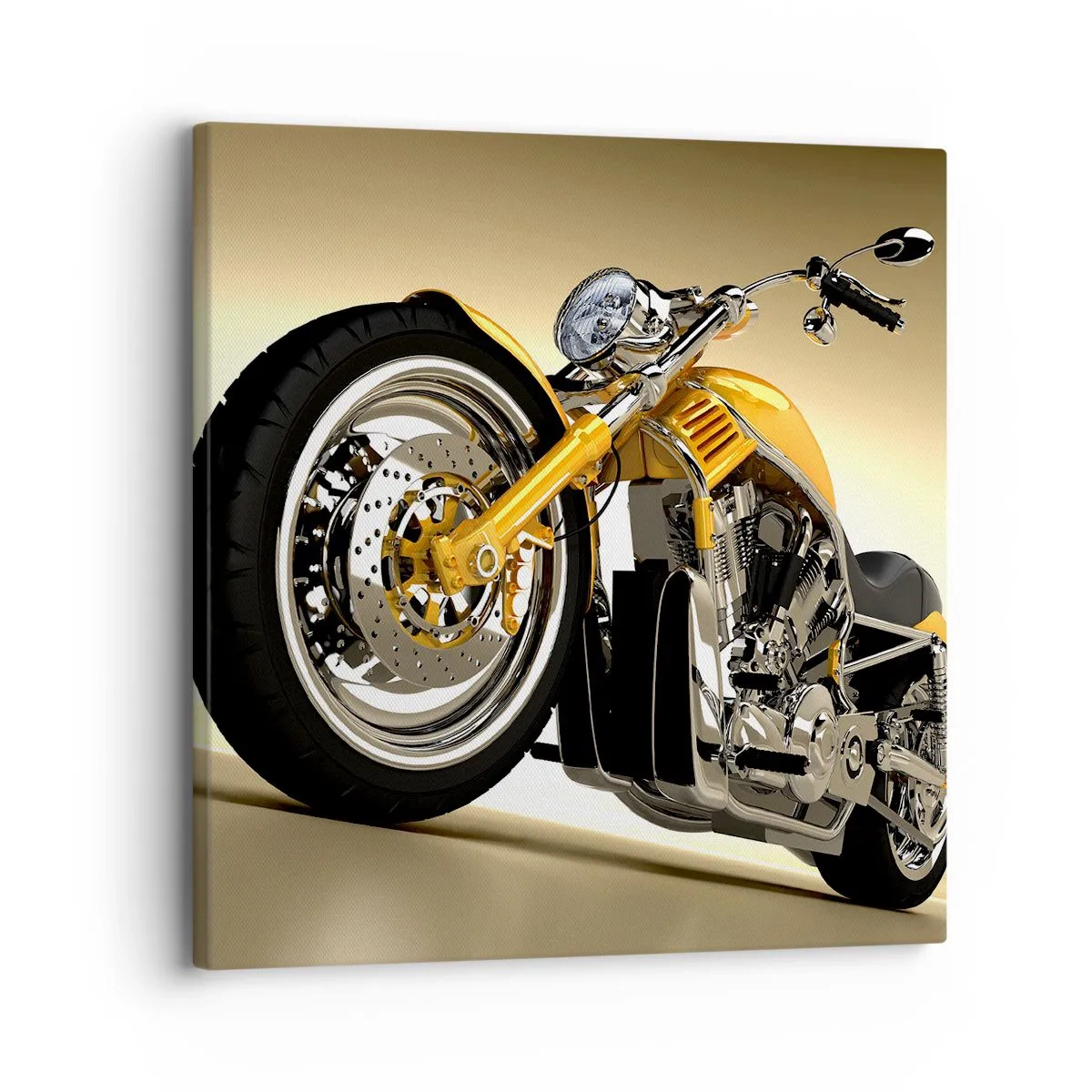 Bild auf Leinwand - Leinwandbild - Ein Traum von Kraft und Geschwindigkeit - 30x30 cm