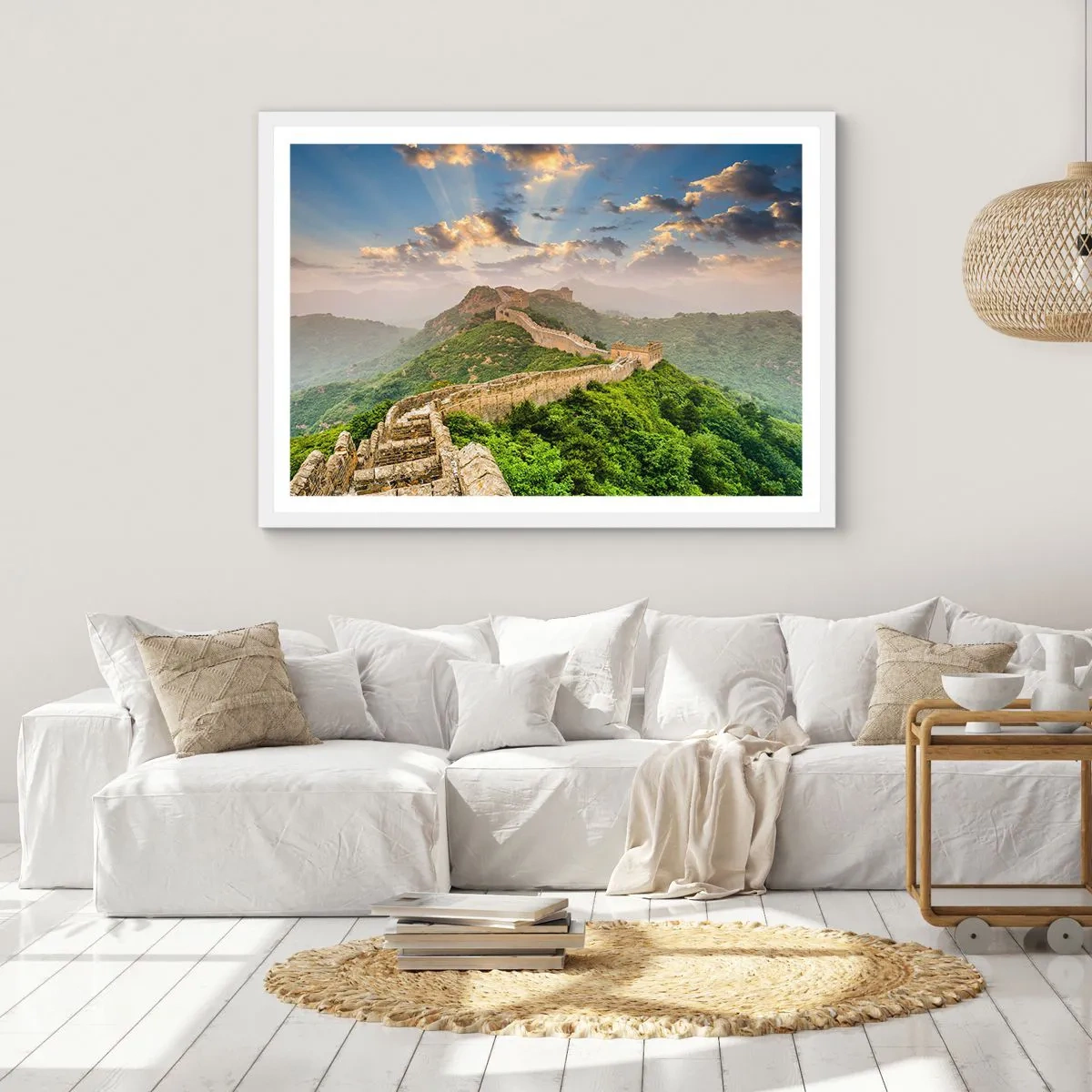 Poster in einem weißen Rahmen - Ewige Größe - 50x40 cm