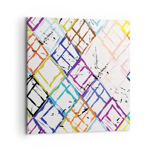 Bild auf Leinwand - Leinwandbild - Zellen zu vermieten - 60x60 cm