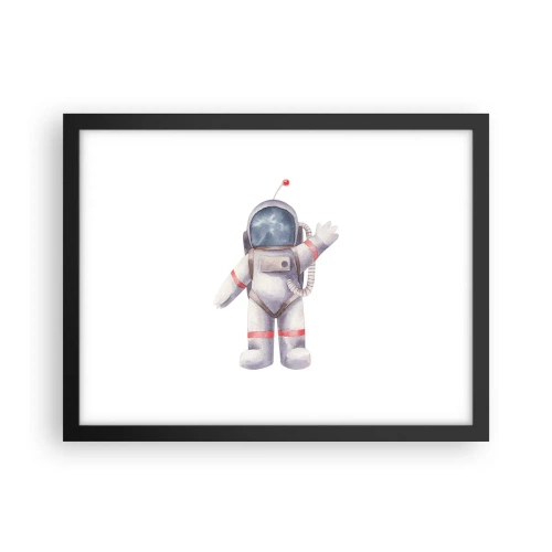 Poster in einem schwarzem Rahmen - Bis dann! - 40x30 cm