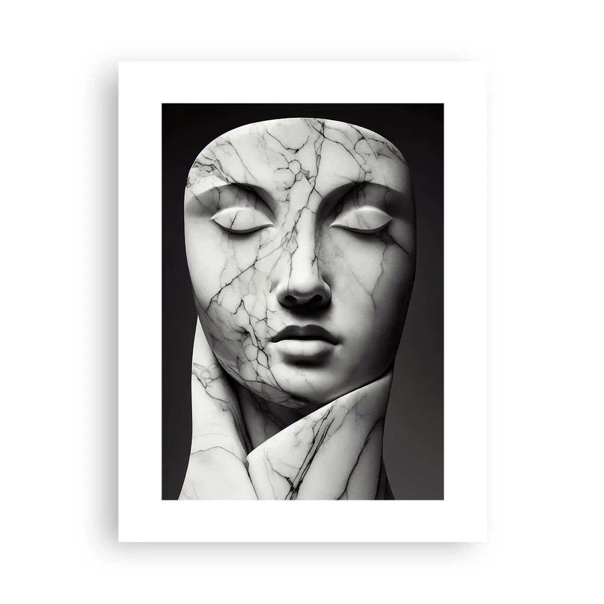 Poster - Marmorformen - 30x40 cm