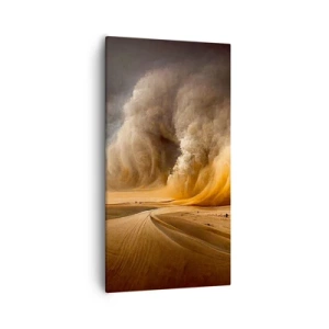 Bild auf Leinwand - Leinwandbild - Zorn der Wüste - 55x100 cm