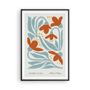 Poster in einem schwarzem Rahmen - Zur Erde, zur Sonne - 61x91 cm