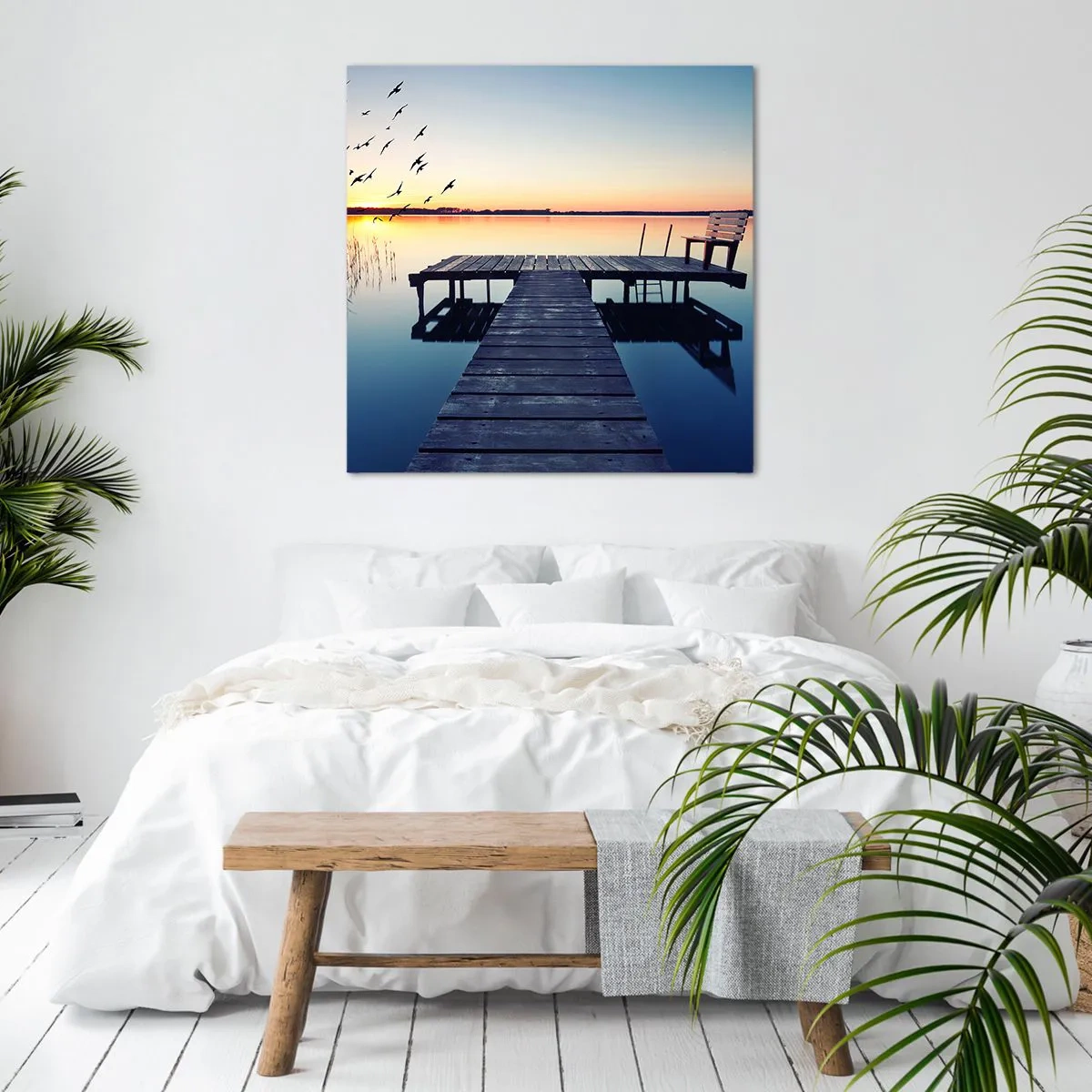 Bild auf Leinwand - Leinwandbild - Das war ein guter Tag - 30x30 cm