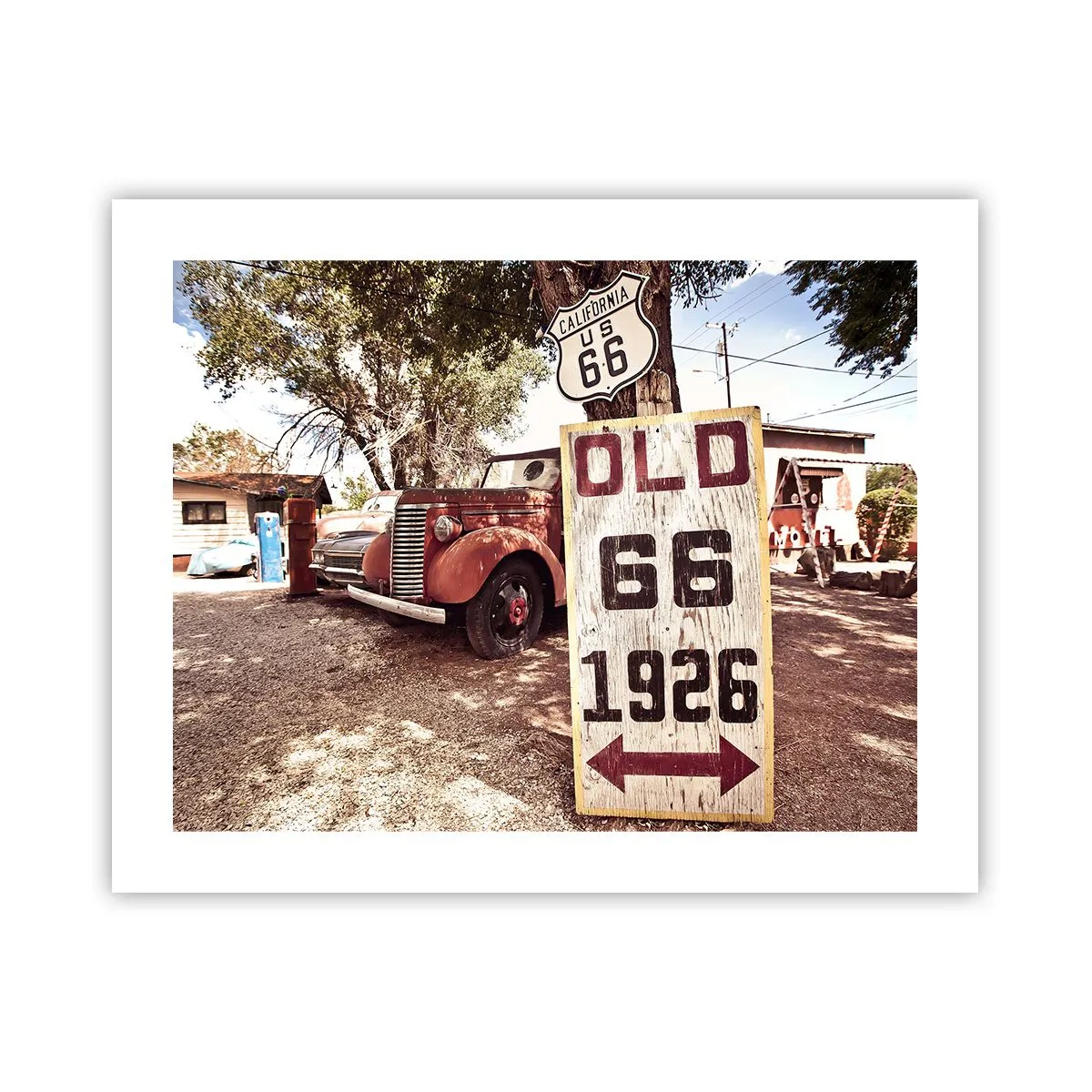 Poster - Die Legende der amerikanischen Provinz - 50x40 cm