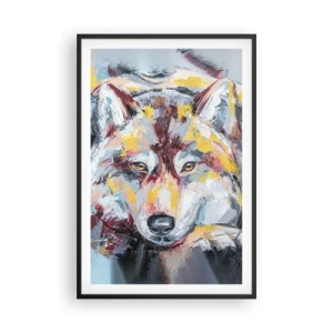 Poster in einem schwarzem Rahmen - Seelenfrieden unter den Lieben - 61x91 cm