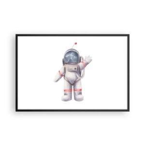 Poster in einem schwarzem Rahmen - Bis dann! - 91x61 cm